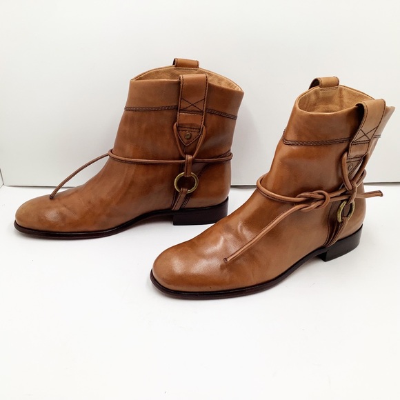 {Corso Como} Leather Ankle Boots - Picture 5 of 16